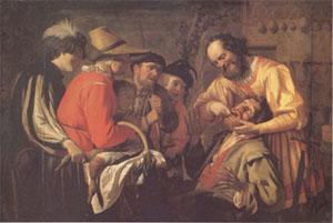 Gerrit van Honthorst The Tooth Puller (mk05) oil painting picture